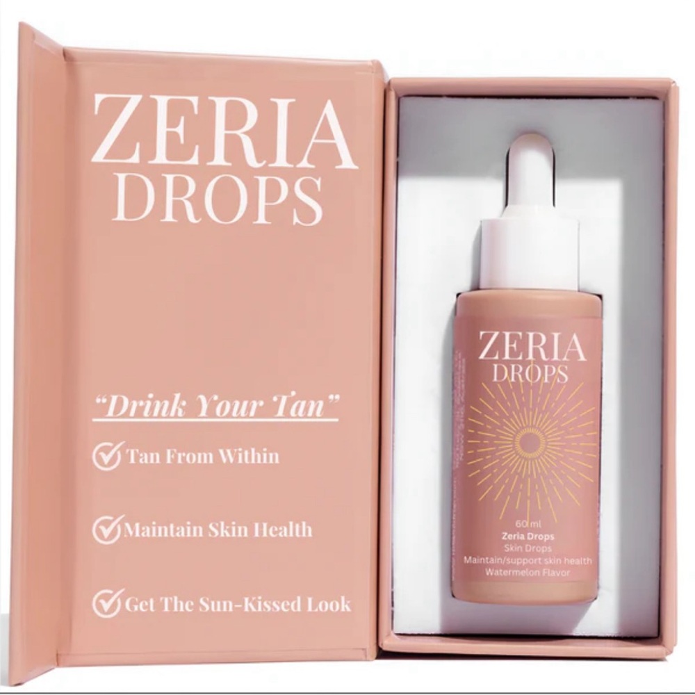 Zeria Drinkable Tanning Drops Watermelon Flavor 50 ml - New in Box